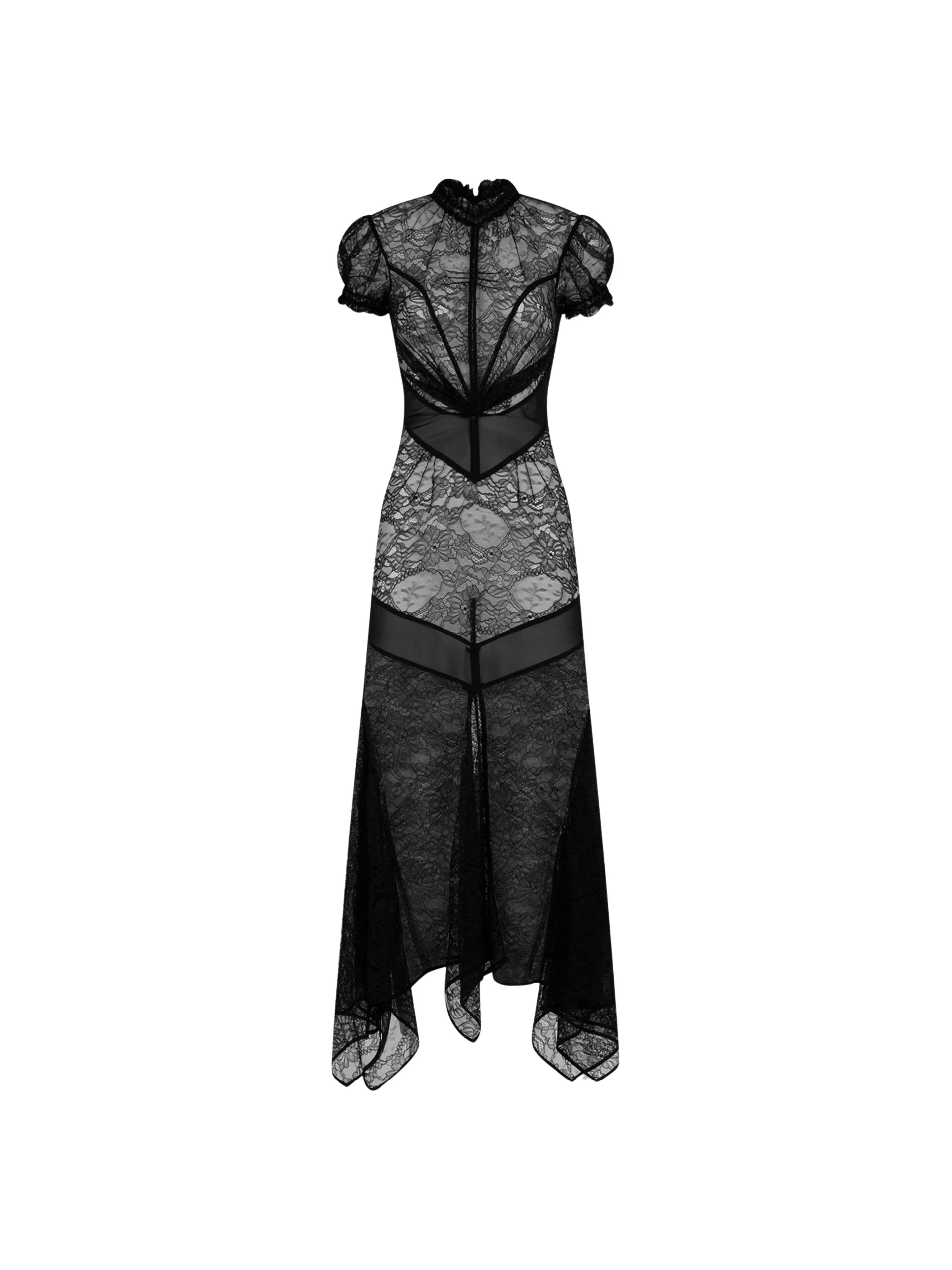 Black midi dress