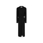 The Attico Black midi dress