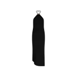 The Attico Black midi dress