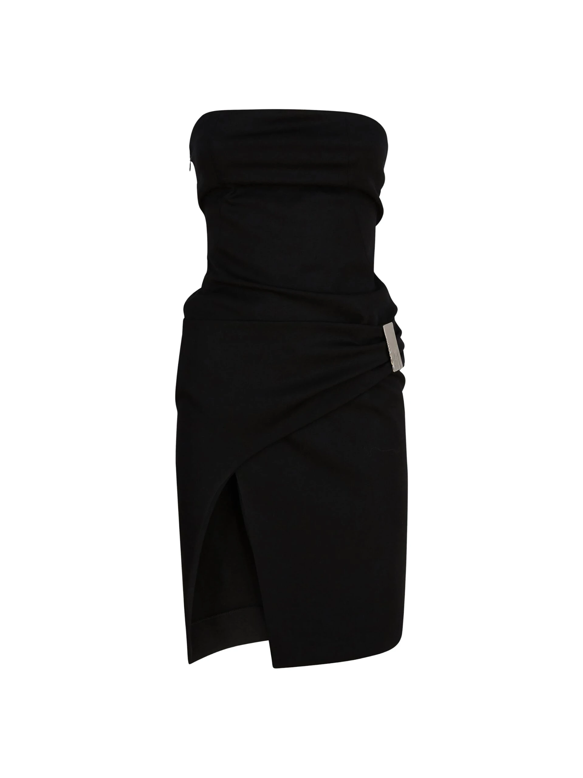 The Attico Black midi dress