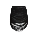 The Attico Black midi skirt