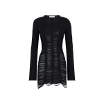 The Attico Black mini dress