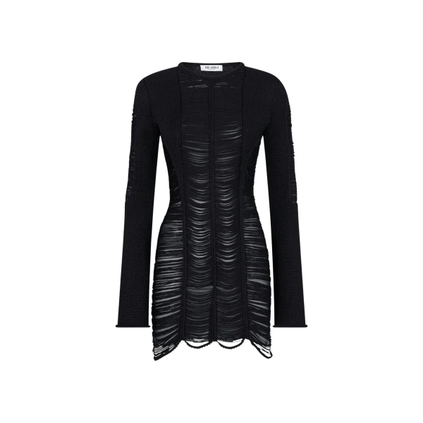 The Attico Black mini dress