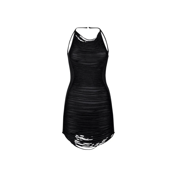 The Attico Black mini dress