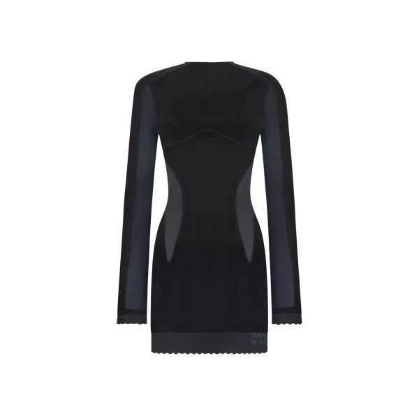 The Attico Black mini dress