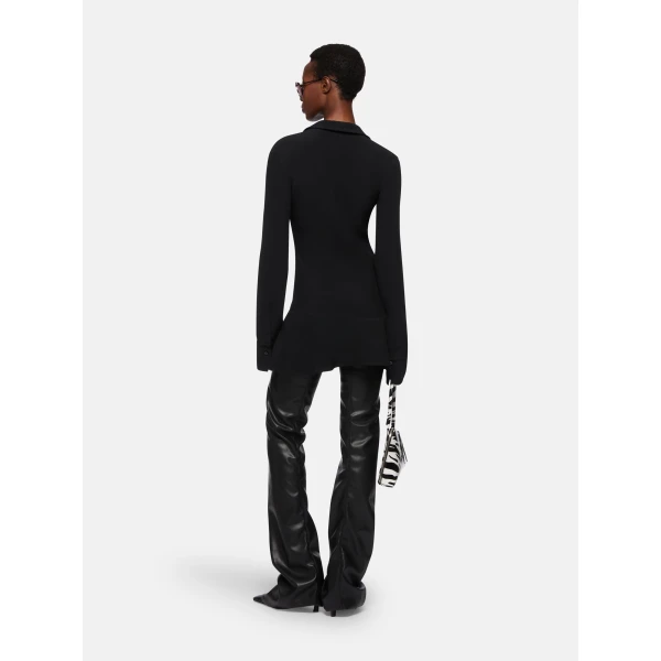 The Attico Black mini dress, view 3