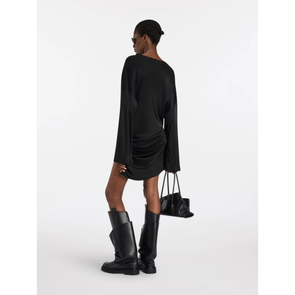 The Attico Black mini dress, view 3