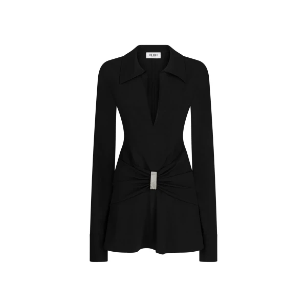 The Attico Black mini dress