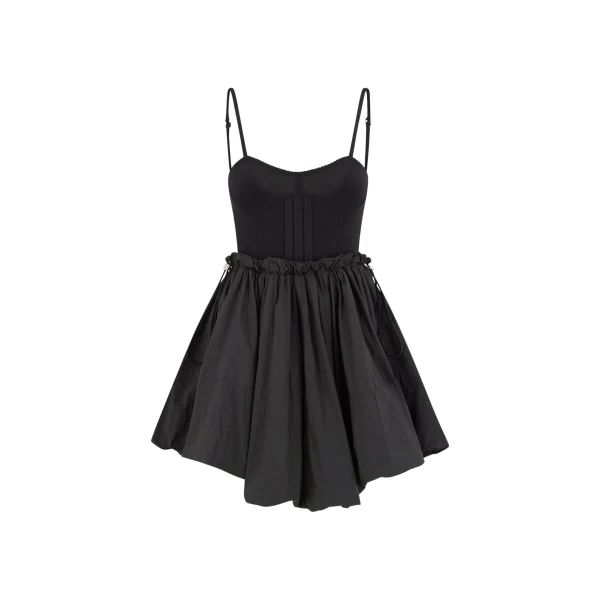 The Attico Black mini dress