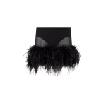 The Attico Black mini skirt