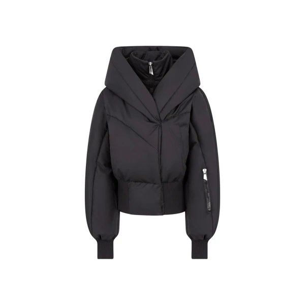 The Attico Black puffer jacket