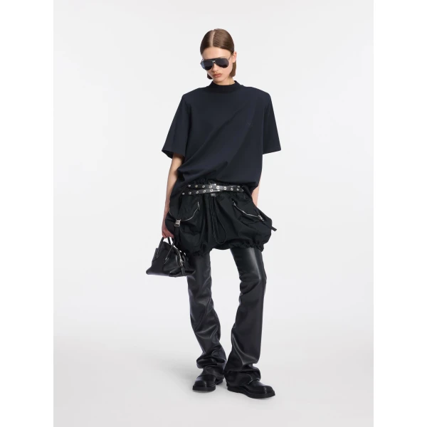 The Attico Black shorts, view 2