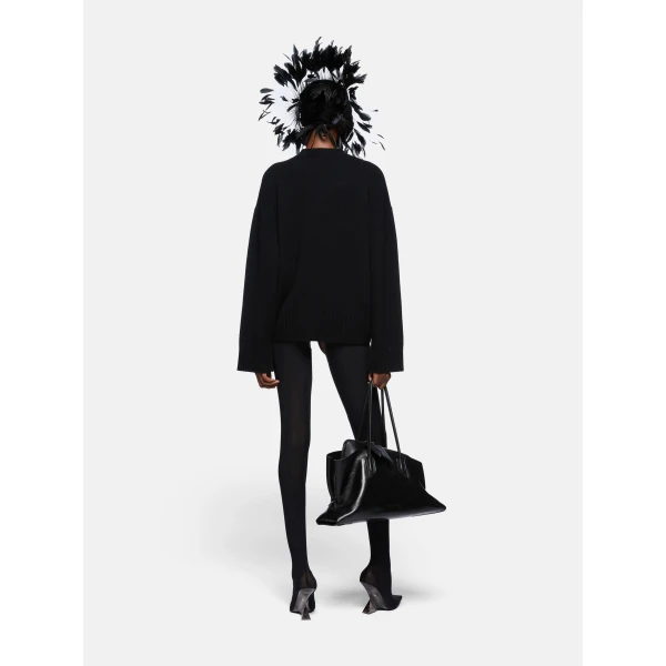 The Attico Black sweater, view 3
