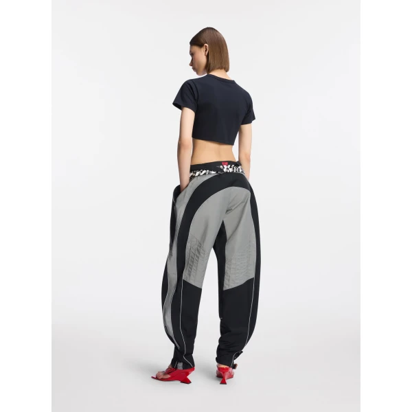 The Attico Black t-shirt Top, view 3