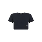 The Attico Black t-shirt Top