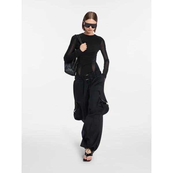 The Attico Black top, view 4
