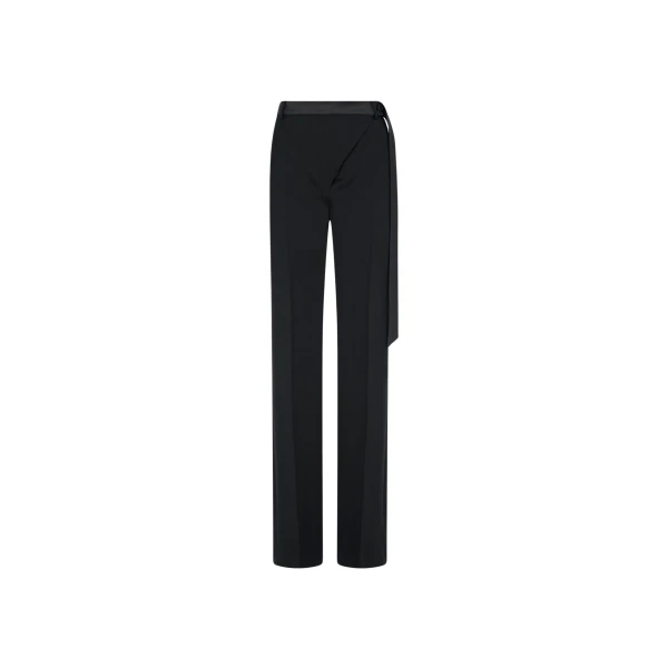 The Attico Black tuxedo pants