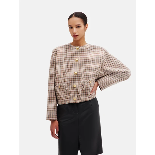 Blazé Milano Altai Jacket in Agape Grey Mix, view 3