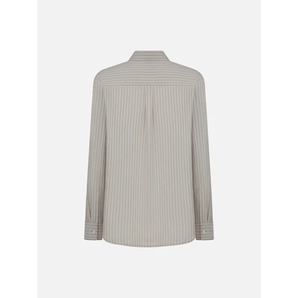 Blazé Milano Anabas Shirt in Joysail Beige and Black, view 3