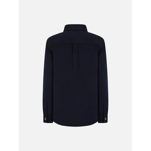 Blazé Milano Berber Shirt in Clapotis Dark Blue, view 3