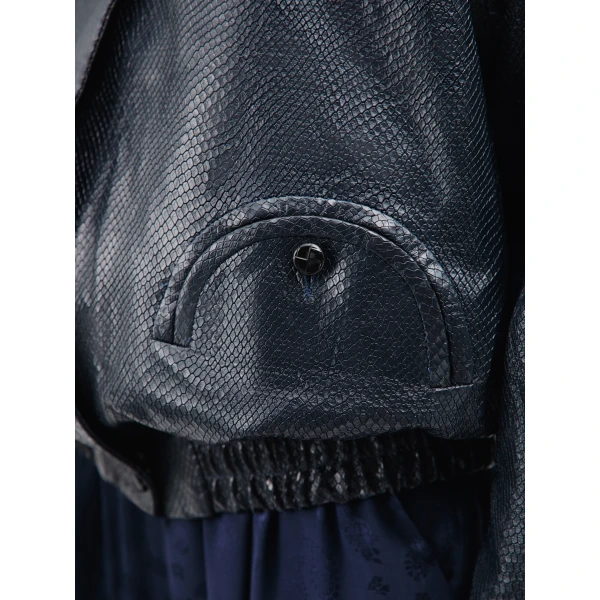 Blazé Milano Charlie Bomber in Emera Dark Navy Jacket, view 5