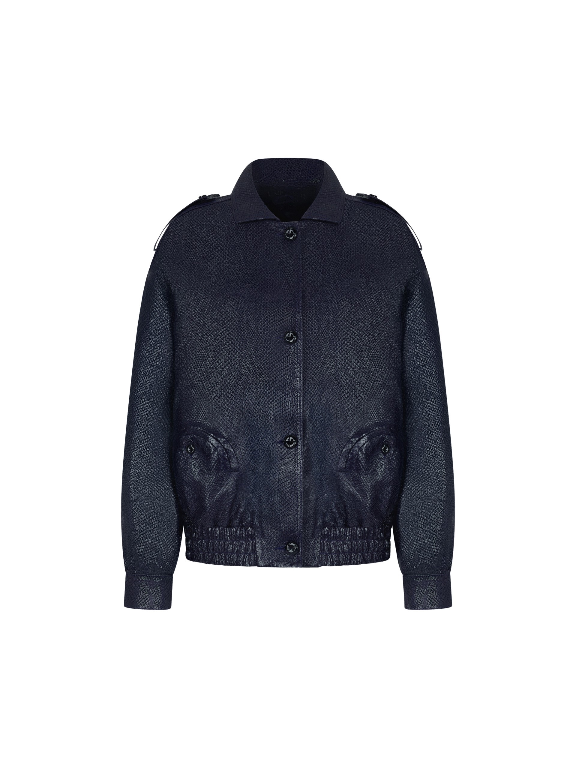 Blazé Milano Charlie Bomber in Emera Dark Navy Jacket
