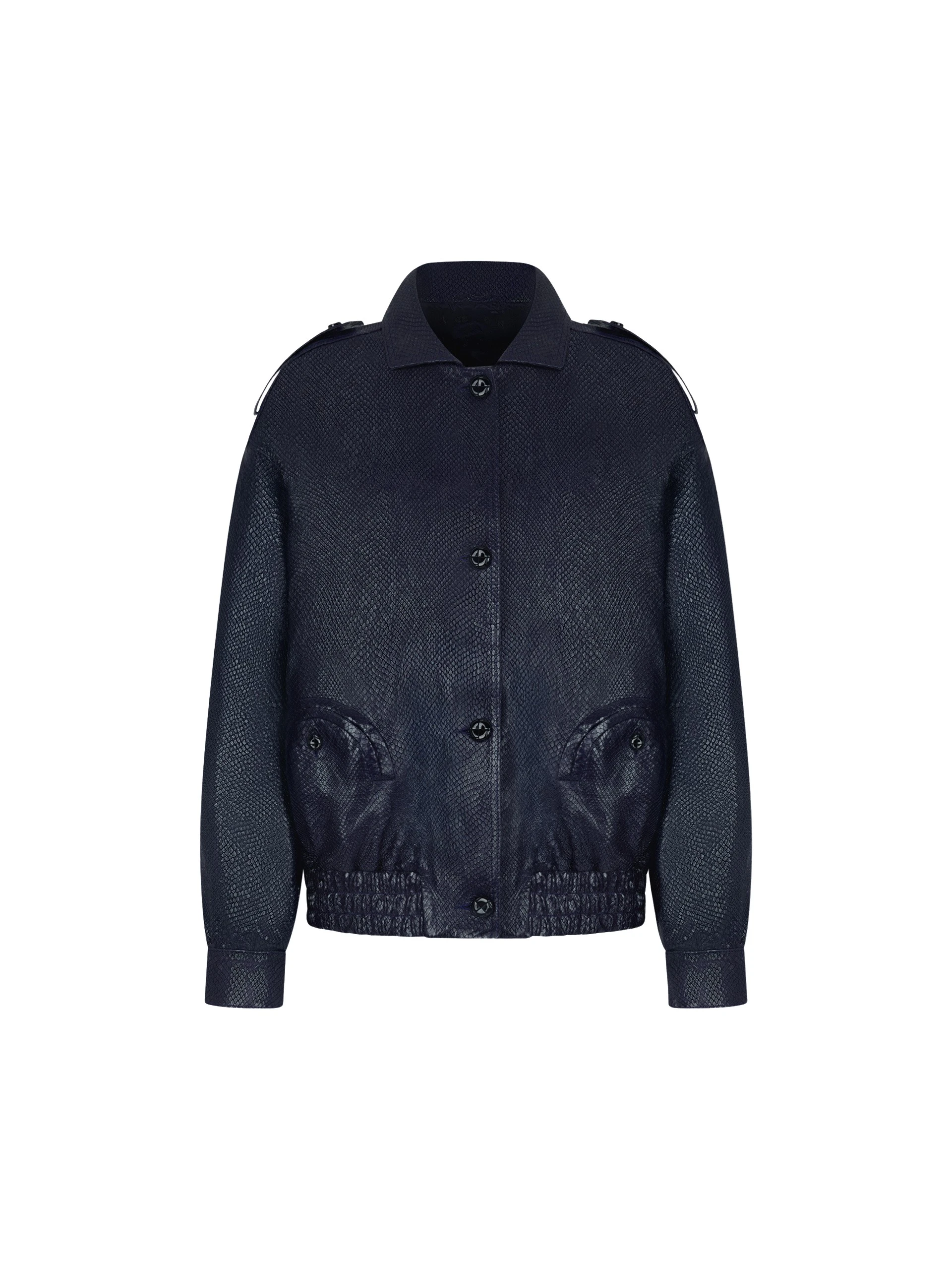 Blazé Milano Charlie Bomber in Emera Dark Navy Jacket