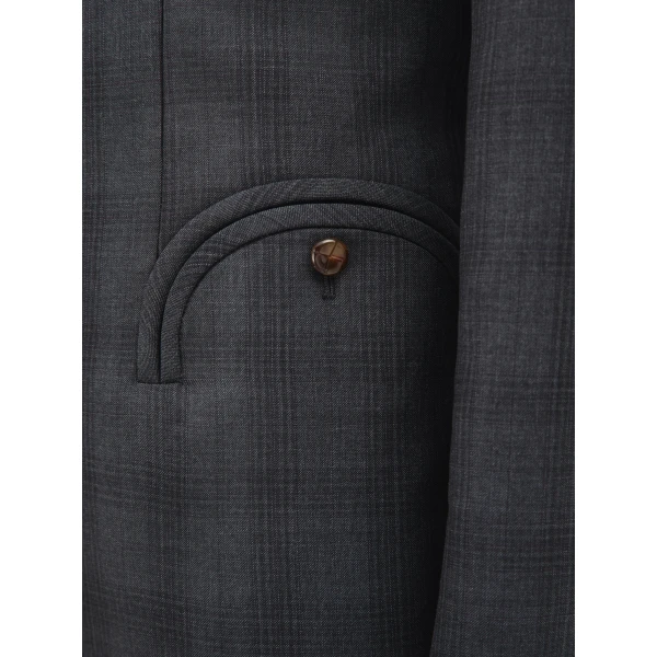 Blazé Milano Charmer Blazer in Bravado Grey, view 4