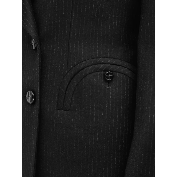 Blazé Milano Charmer Blazer in Classy Carbon Black, view 5