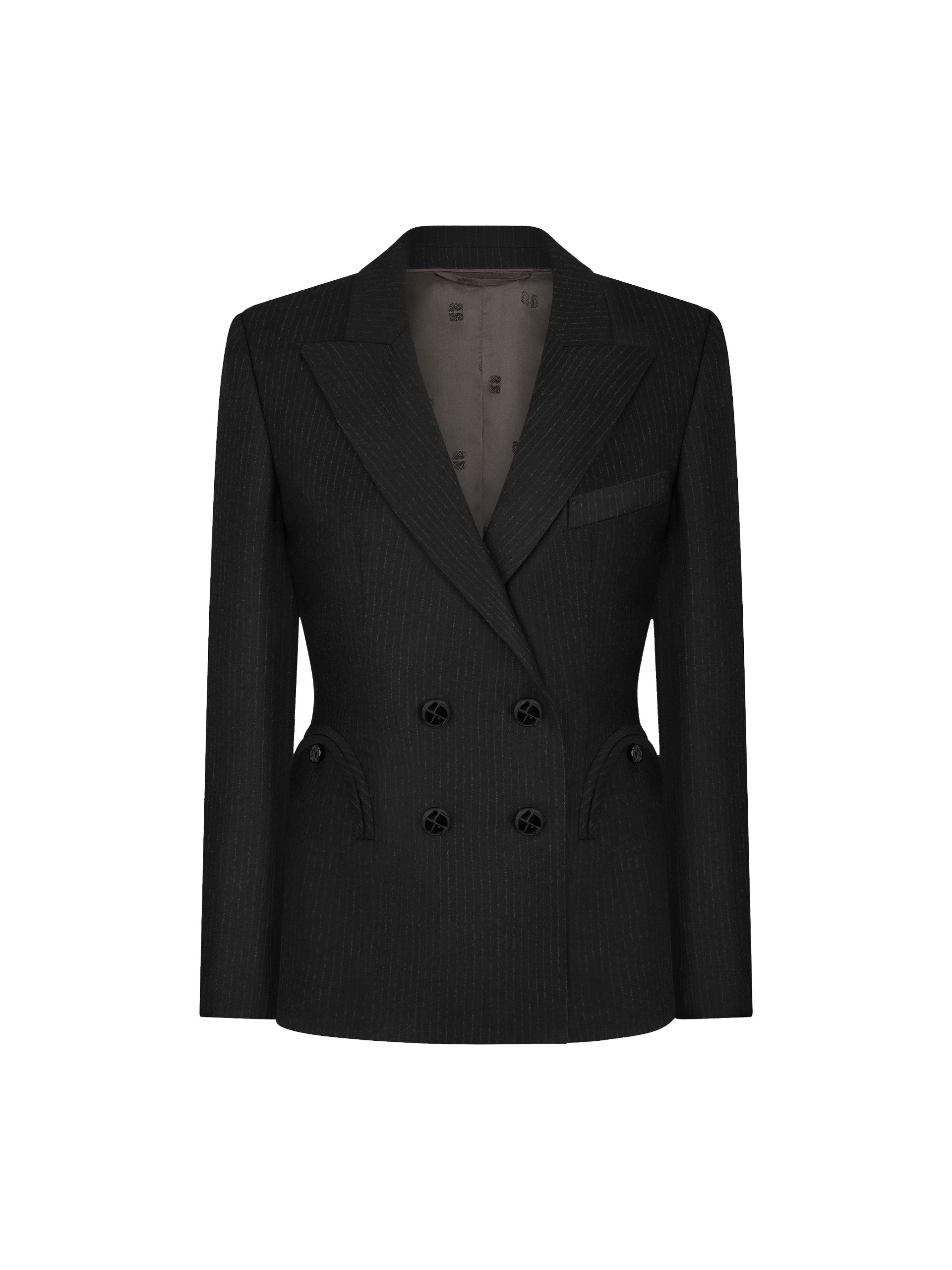 Blazé Milano Charmer Blazer in Classy Carbon Black