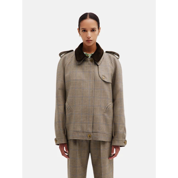 Blazé Milano Chausie Trench in Saona Beige Coat, view 3