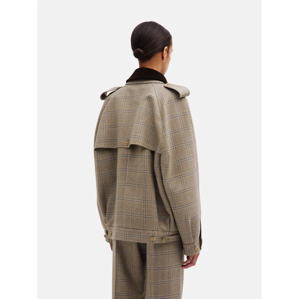 Blazé Milano Chausie Trench in Saona Beige Coat, view 5