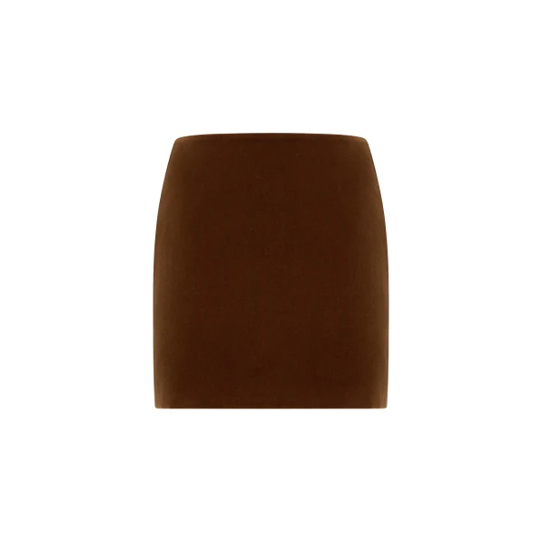 Blazé Milano Coci Mini Skirt in Jealousy Caramel