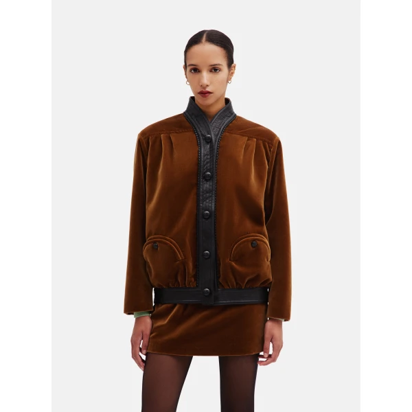 Blazé Milano Coiba Jacket in Jealousy Caramel, view 2