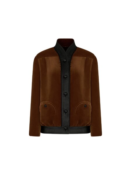 blazé milano coiba jacket in jealousy caramel