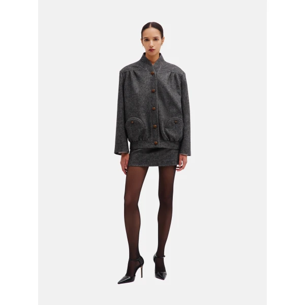 Blazé Milano Coiba Jacket in Jline Black and White, view 2