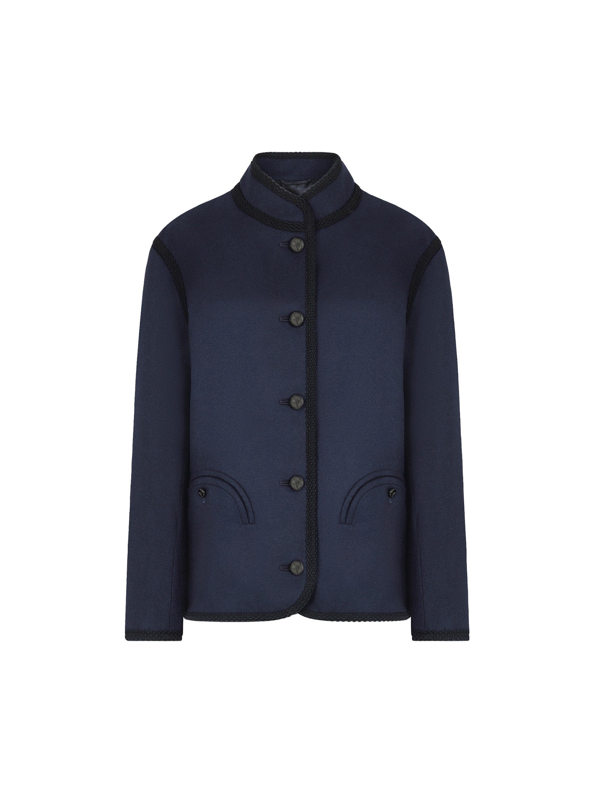 Blazé Milano Curly Jacket in Nitak Navy