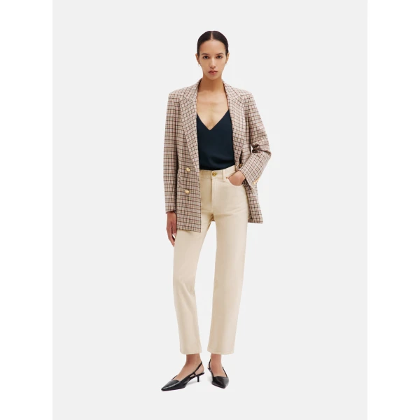 Blazé Milano Everyday Blazer in Agape Grey Mix, view 4
