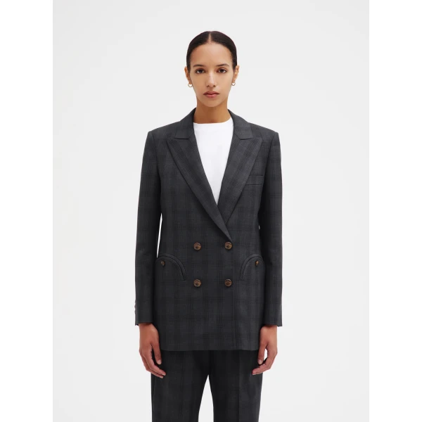 Blazé Milano Everyday Blazer in Bravado Grey, view 2