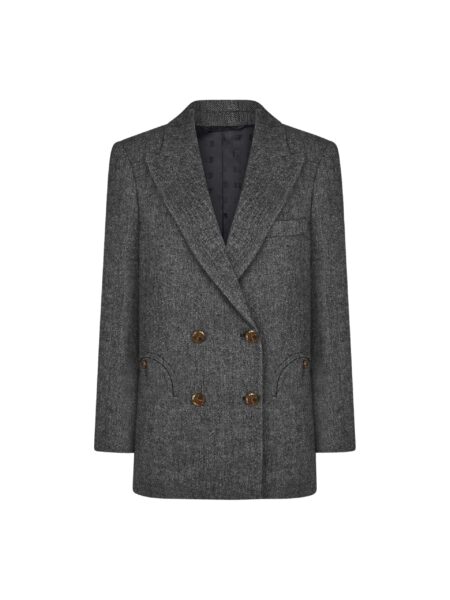 blazé milano everyday blazer in jline black and white