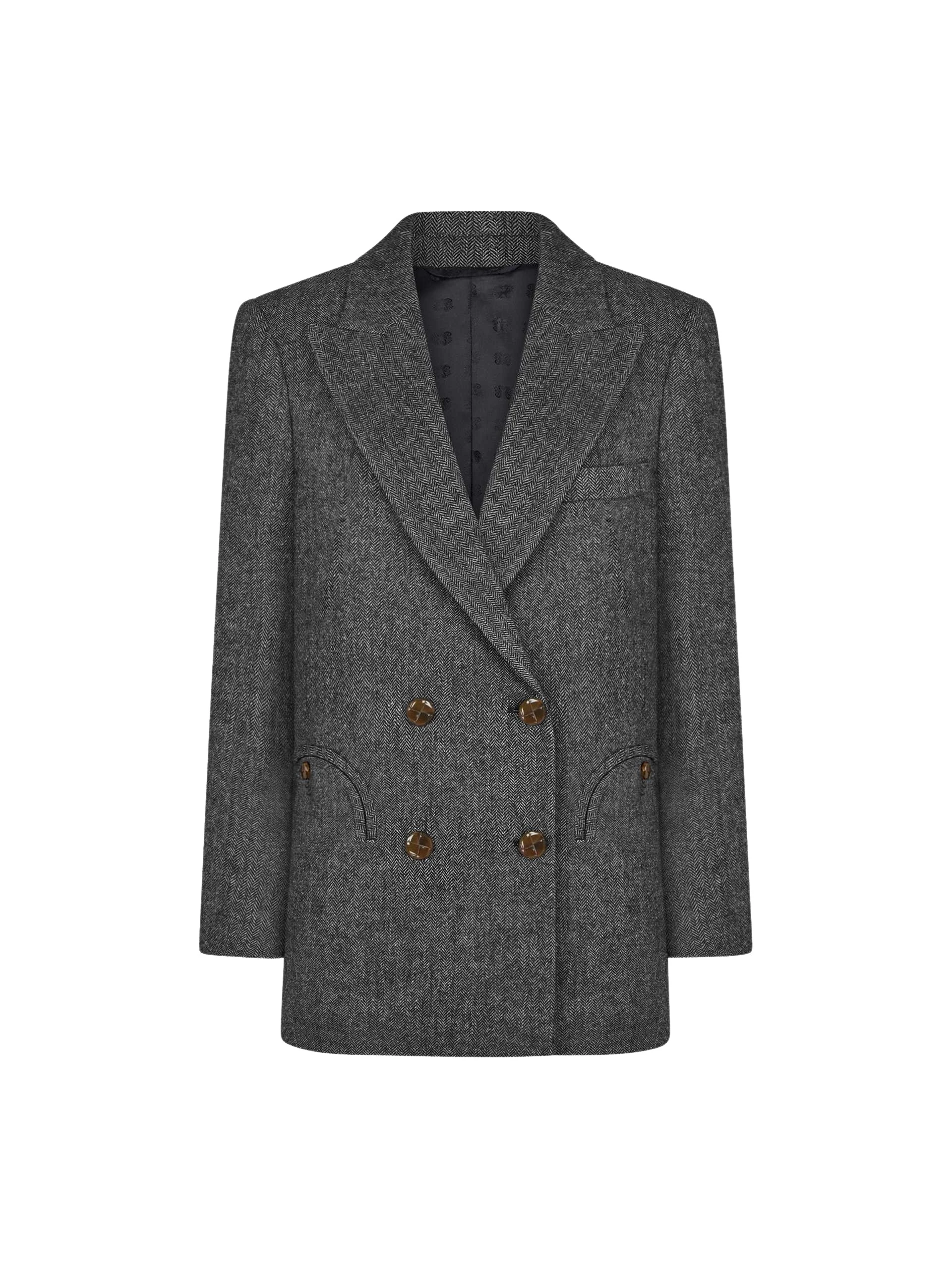 Blazé Milano Everyday Blazer in Jline Black and White