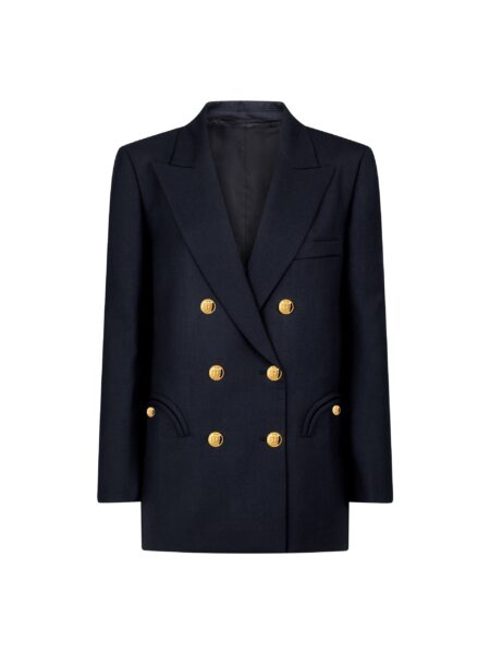 blazé milano everynight blazer in alcanara navy