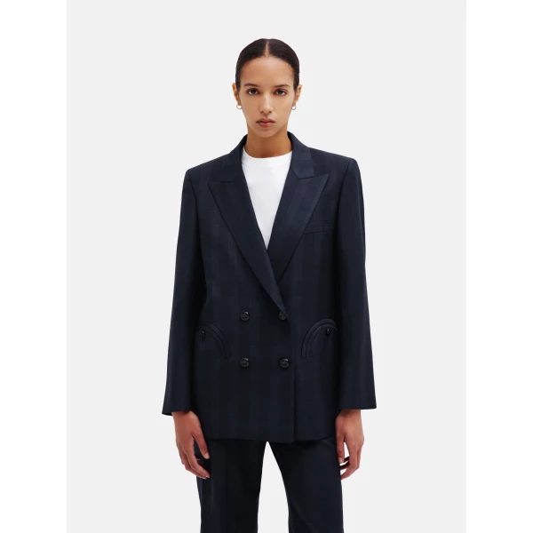 Blazé Milano Everynight Blazer in Aramis Navy, view 2