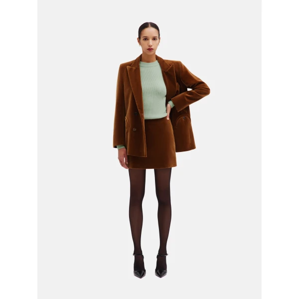 Blazé Milano Everynight Blazer in Jealousy Caramel, view 3