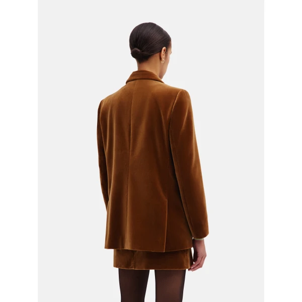 Blazé Milano Everynight Blazer in Jealousy Caramel, view 4