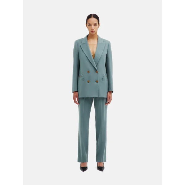 Blazé Milano Everynight Blazer in Mystere Aqua, view 2