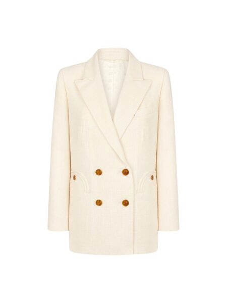 blazé milano everynight blazer in sun ivory