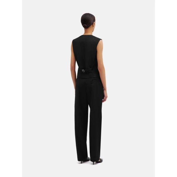 Blazé Milano Feral Gilet in Classy Carbon Black Jacket, view 3