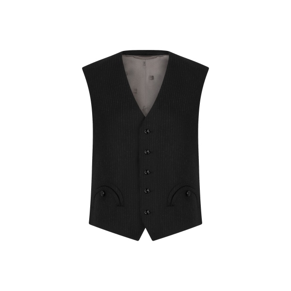 blazé milano feral gilet in classy carbon black