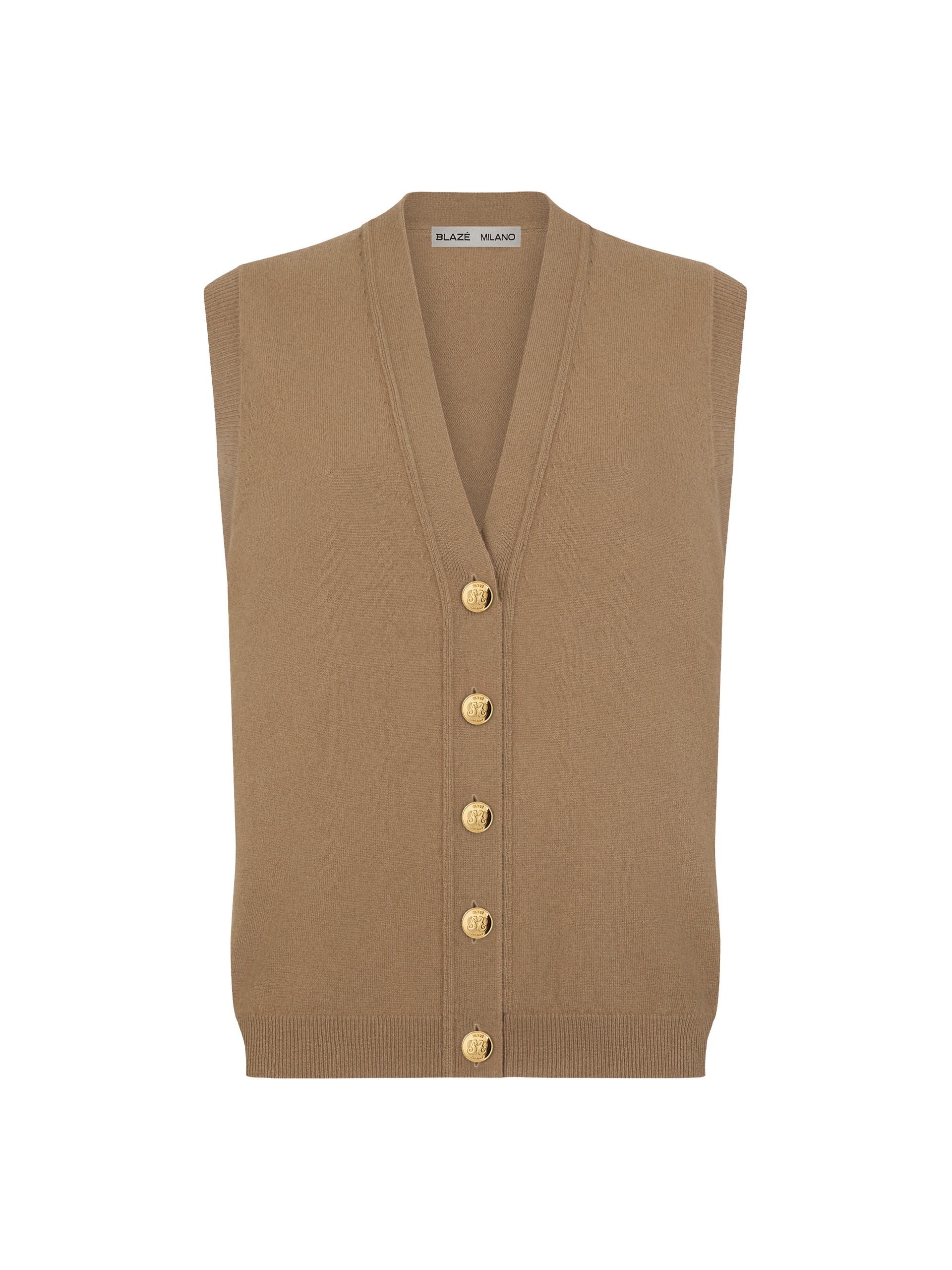 Blazé Milano Gilet in Highland Camel Jacket